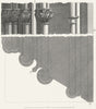 ARCHITECTURE. Details columns leaves c1830 old antique vintage print picture