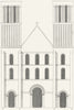 ARCHITECTURE. Romanesque Church drawing c1830 old antique print picture