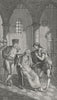 FAMILY. Uncle, if only youth could redeem your age c1790 old antique print