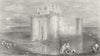 SCOTLAND. Caerlaverock Castle-Turner 1873 old antique vintage print picture