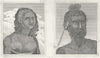 TONGA. Woman of Eua; man Mangea c1790 old antique vintage print picture