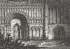 NORFOLK. Castle acre Priory 1808 old antique vintage print picture