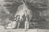 ROGUES. The Murder of Mrs Dramatti c1800 old antique vintage print picture