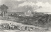 SCOTLAND. Arbroath Abbey c1835 old antique vintage print picture