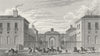 PARIS. Ecuries du Roi, Faubourg du Roule 8e 1829 old antique print picture