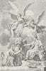 FRANCE. Beaten, Britannia Great Britain Victorious 1759 old antique print