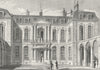 PARIS. Hotel de L'ambassadeur D'angleterre. Pugin 1828 old antique print