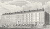 PARIS. Hotel Carde Corps. military, horseback 1834 old antique print picture