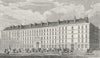 PARIS. Hotel Carde Corps. military, horseback 1828 old antique print picture