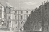 PARIS. Hotel Preux. figure Artist, work 1828 old antique vintage print picture