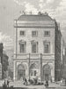 PARIS. Fontaine Gaillon. Figure Horse Pails Barrel 1828 old antique print