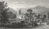 WALES. Radnor, Radnorshire. Gastineau 1831 old antique vintage print picture