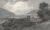 WALES. New Radnor, Radnorshire. Gastineau 1831 old antique print picture
