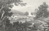 ABERYSTWYTH. Blaenau Gwent, Monmouthshire. Monmouth  1831 old antique print
