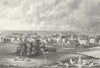 LINCS. Gainsborough. Saunders 1836 old antique vintage print picture