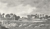 LONDON. Enfield Wash. Mddx. Hughson 1805 old antique vintage print picture