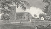 LONDON. Edgware. Hughson 1805 old antique vintage print picture