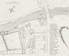 NOTTS. Newark Castle plan. DUGDALE c1840 old antique vintage print picture