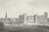 NOTTS. Newark Castle. DUGDALE c1840 old antique vintage print picture