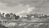 LONDON. Enfield Wash. Mddx. Hughson 1805 old antique vintage print picture