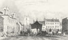 NORTHUMBS. Morpeth. DUGDALE c1840 old antique vintage print picture