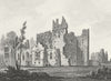 LEICS. Ashby de Zouche, Leicestershire. DUGDALE c1840 old antique print