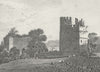LEICS. Kirkby Muxloe Castle, DUGDALE c1840 old antique vintage print picture