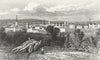 LEICS. Leicester, Leicestershire. DUGDALE c1840 old antique print picture