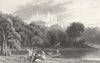 LEICS. Belvoir Castle, Leicestershire. DUGDALE c1840 old antique print picture