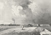 LINCS. Gainsborough Retford Road. Saunders 1836 old antique print picture