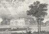 LINCS. Casewick Hall. Saunders Female Child cows 1836 old antique print