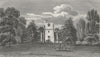 LONDON. Little Stanmore. Hughson 1805 old antique vintage print picture