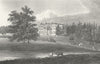 UXBRIDGE. Delaford Park(Charles Clowes). Mddx. cows 1815 old antique print