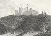 LEICS. Belvoir Castle. Saunders Woodlands 1836 old antique print picture