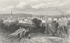 LEICS. Leicester, Leicestershire. DUGDALE c1840 old antique print picture
