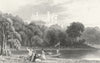 LEICS. Belvoir Castle, Leicestershire. DUGDALE c1840 old antique print picture