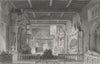 RUTLAND. Monuments earl Bottesford Church, Leics 1836 old antique print