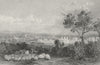 LEICS. Leicester. Allom 1836 old antique vintage print picture