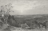 LEICS. Bardon Hill, Leicestershire. Allom 1836 old antique print picture