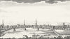 LEICS. South Leicester. Ryland 1764 old antique vintage print picture