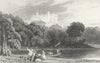 LEICS. Belvoir Castle, Leicestershire. DUGDALE c1840 old antique print picture