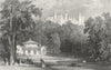LEICS. Belvoir Castle, dairy. Allom Picnic 1836 old antique print picture