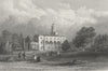 ISLE OF WIGHT. Fernhill Samuel Sanders-Bartlett c1840 old antique print