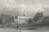 ISLE OF WIGHT. Fernhill Samuel Sanders-Bartlett c1840 old antique print