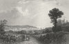 ISLE OF WIGHT. Cowes, Bartlett c1840 old antique vintage print picture