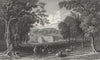 ISLE OF WIGHT. Appuldurcombe Pk Lord Yarborough's c1840 old antique print