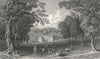 ISLE OF WIGHT. Appuldurcombe Pk Lord Yarborough's c1840 old antique print