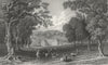 ISLE OF WIGHT. Appuldurcombe Pk Lord Yarborough's c1840 old antique print