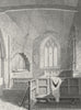 BUILDINGS. Godshill Church c1840 old antique vintage print picture