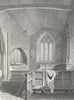 BUILDINGS. Godshill Church c1840 old antique vintage print picture